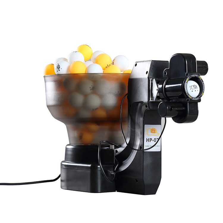 HP-07 портативная подача машина спортивная тренировка переносной плоский запускатель стадион настольный теннис подача машина