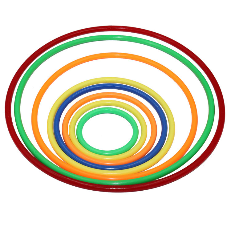 Solid ferrule throwing circle night market stall ferrule colorful circle plastic circle spot wholesale factory direct sales