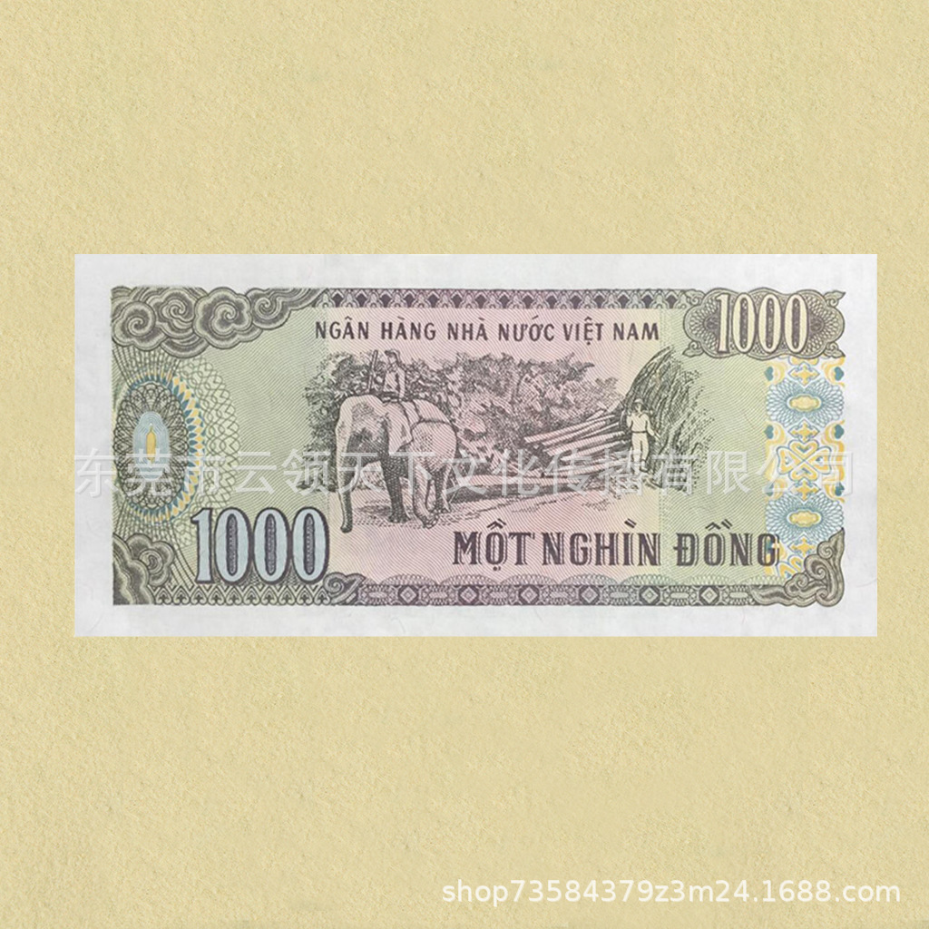 Vietnam 1000盾 Banknotes, Foreign Currency Collection, Foreign Coins, Asian Banknotes, Single Sheets in Bundles and Loose