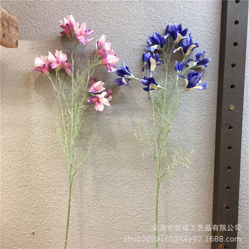 High-end simulation fake flower Alice Iris living room bedroom decoration floral studio bride wedding photography flower