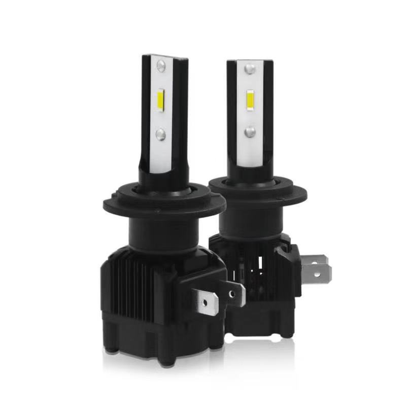Cross-border Dedicated MINI Square CHuck witH Fan, Hot-selling Car led H4 HeadligHt, Far and Low Beam Integrated