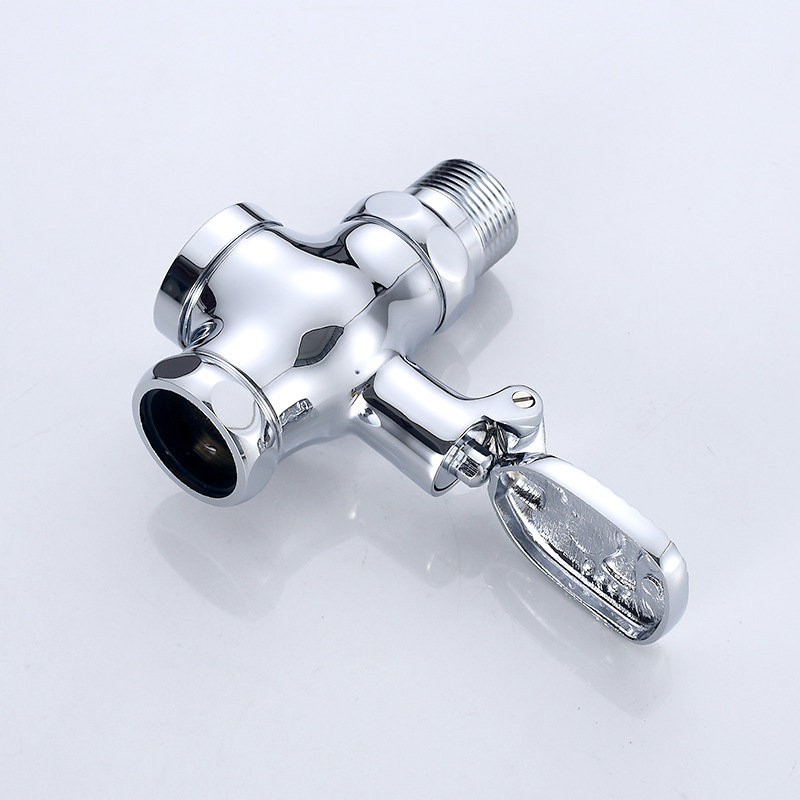 Copper Foot Flush Valve toilet flush valve with elbow foot valve delay flush valve for public places