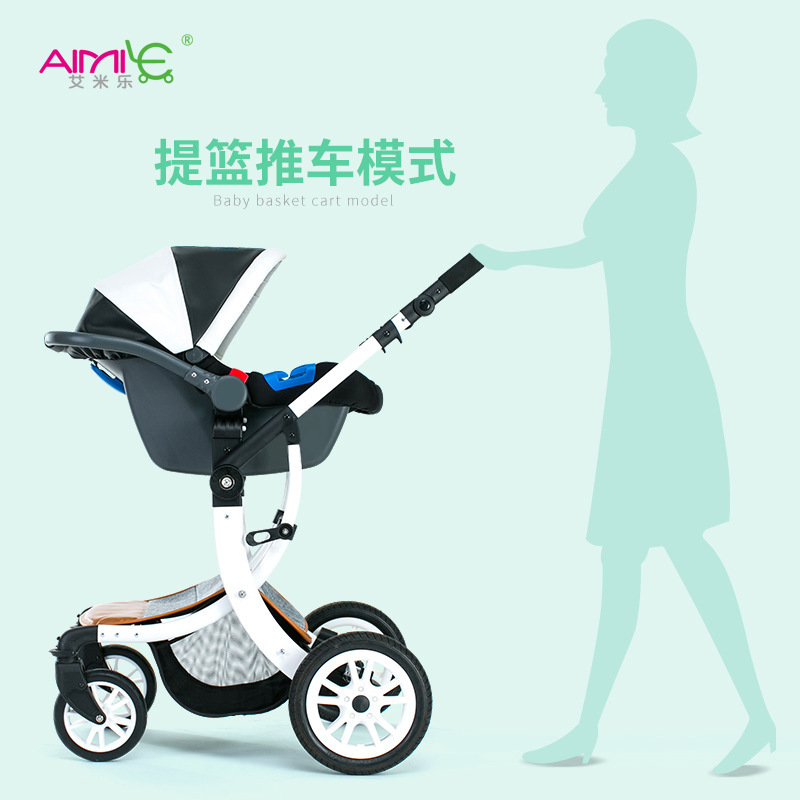 Emily baby carrier newborn car safety seat car baby cradle cart supporting Blue