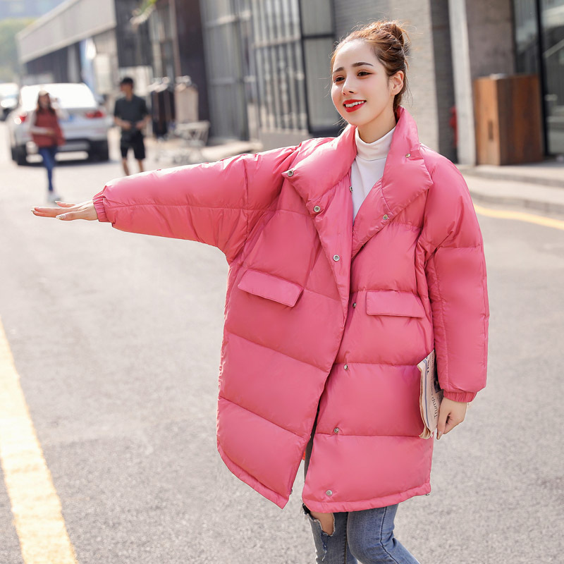 Weidong 2019 New Parent-child Down Jacket Fashion Loose Large Size Mother's Women's Down Jacket Micro-business 1937