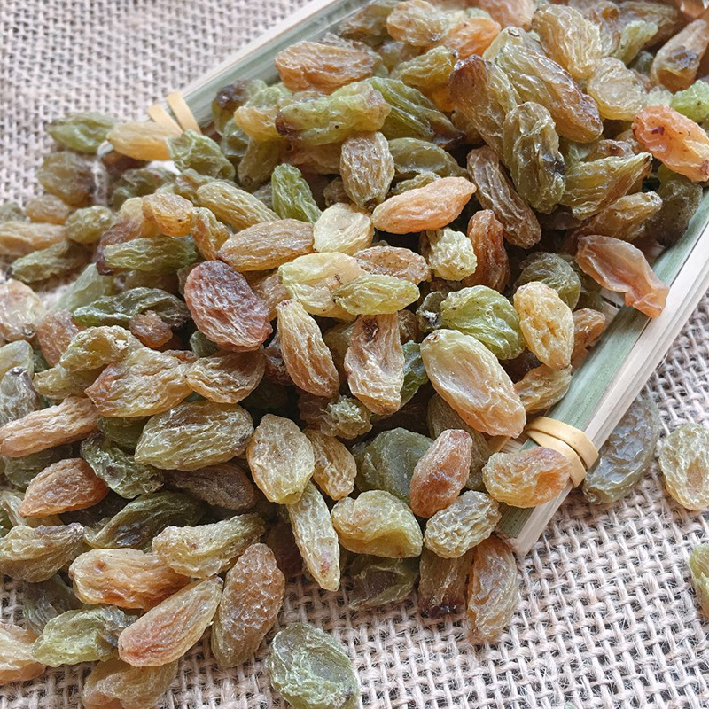 Желтые изюм из Синьцзяна 500г оптовая продажа зеленого изюма из Турпана