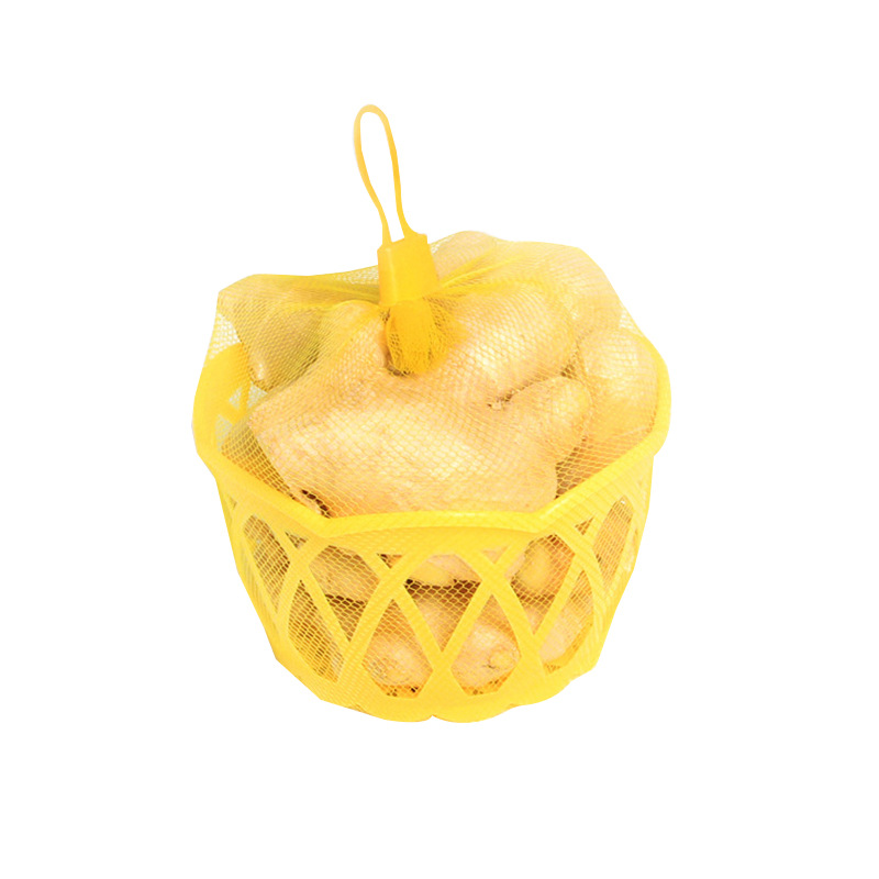 Ginger Garlic Vegetable Fruit Mesh Bag Small Bag Nylon pe Mesh Bag Supermarket Packaging Small Net Bag Plastic Mesh