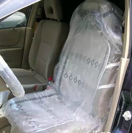 Car Repair Disposable Seat Cover Auto Repair 4S Store Maintenance Plastic Disposable Seat Cover 100 Express Delivery Free Shipping