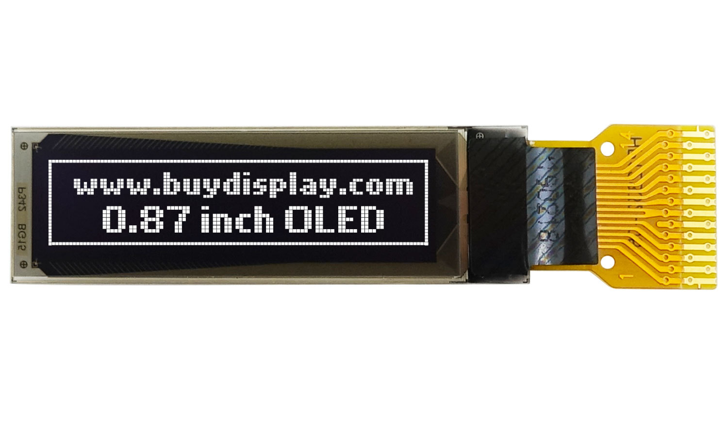 Белый 0.87-дюймовый OLED дисплей 128x32 точечная матрица IIC/I2C последовательный порт контроллер SSD1316