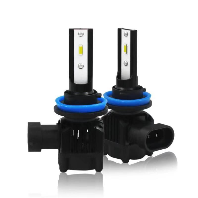Cross-border Dedicated MINI Square CHuck witH Fan, Hot-selling Car led H4 HeadligHt, Far and Low Beam Integrated