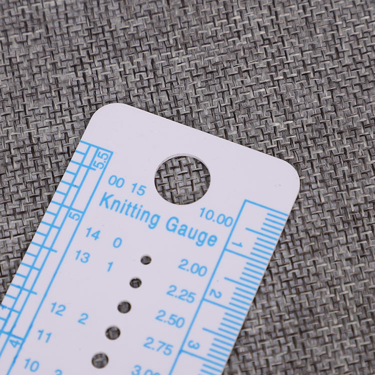New multifunctional knitting ruler plastic ruler high quality wool knitting tools large price
