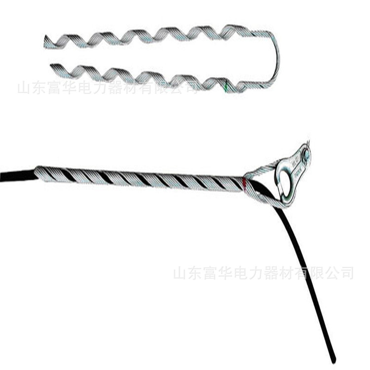 Sichuan Chengdu Fuhua pre-twisted wire tension clamp optical cable tension fittings factory direct supply