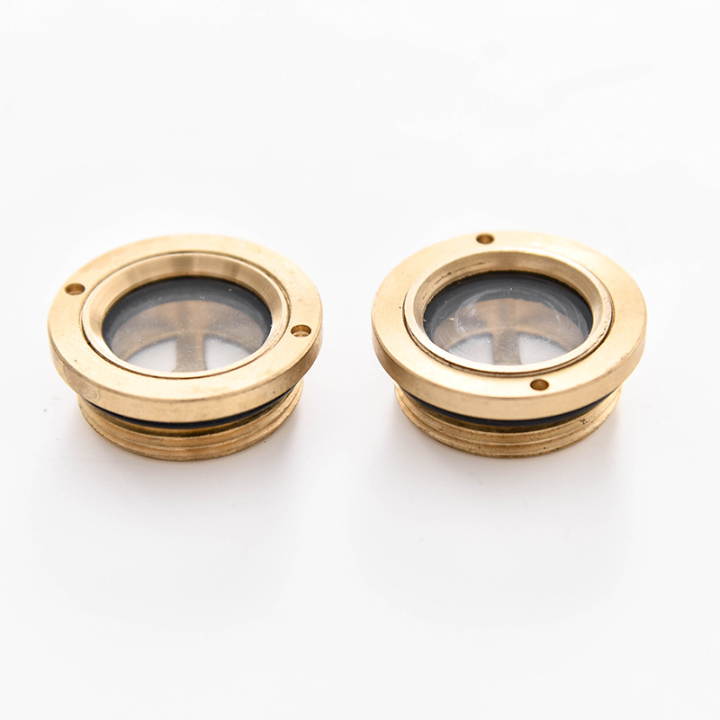 Copper oil mirror M27 * 1.5 Oil Standard/oil window/oil mirror/screw-in oil mirror/oil level mirror, etc