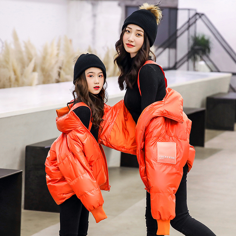 Micro cross-border Amazon winter New European and American Net red explosions parent-child down jacket wholesale a generation of 116