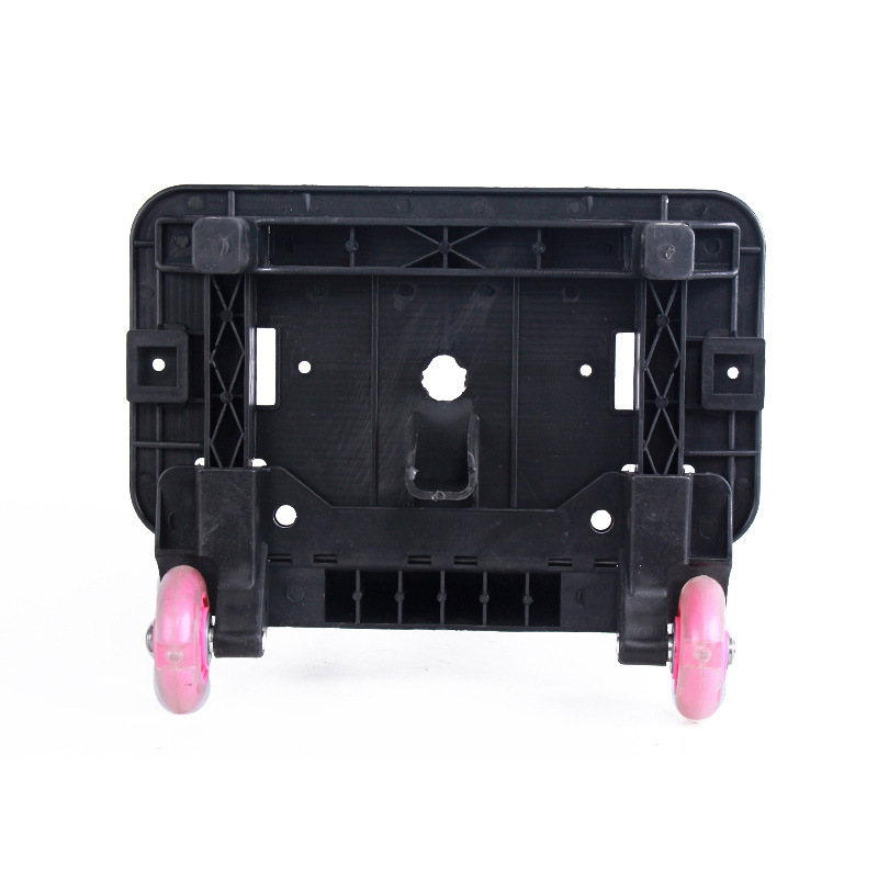 Customized luggage accessories aluminum alloy trolley case accessories Universal Children's schoolbag trolley flash wheel trolley rack