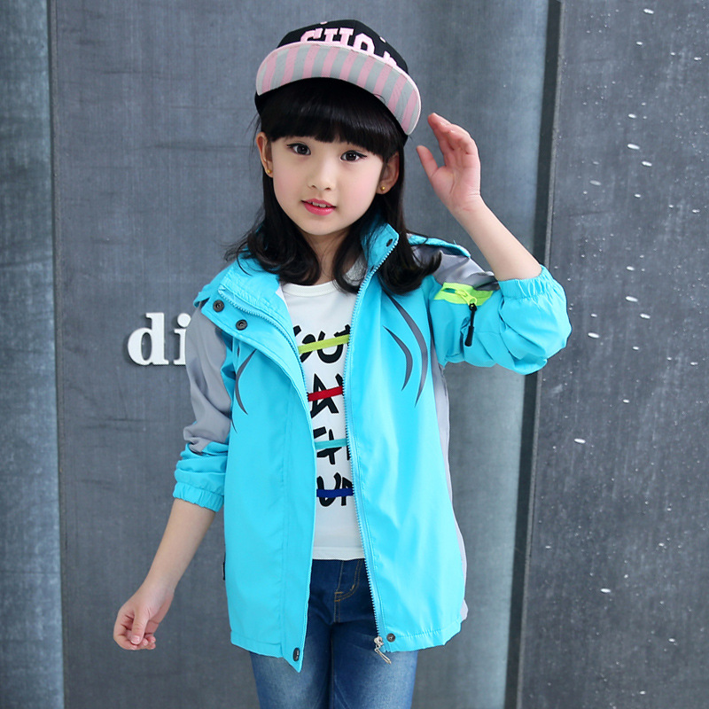 Girls' Charge Clothes 2024 New Spring Clothes Large Children's Sports Coat Cardigan Jacket Trendy for Children