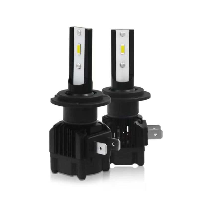 Cross-border Dedicated MINI Square CHuck witH Fan, Hot-selling Car led H4 HeadligHt, Far and Low Beam Integrated