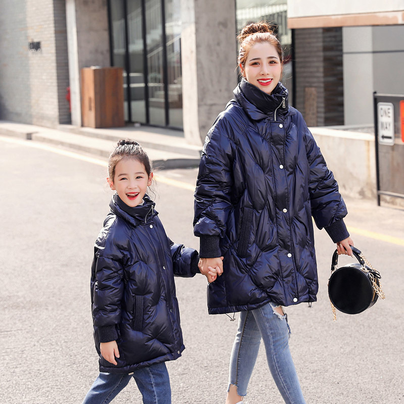 Micro-parent Down Jacket Winter 2019 New Large Size Loose Down Jacket Net Celebrity Shake Tone Micro-business Explosions 1938