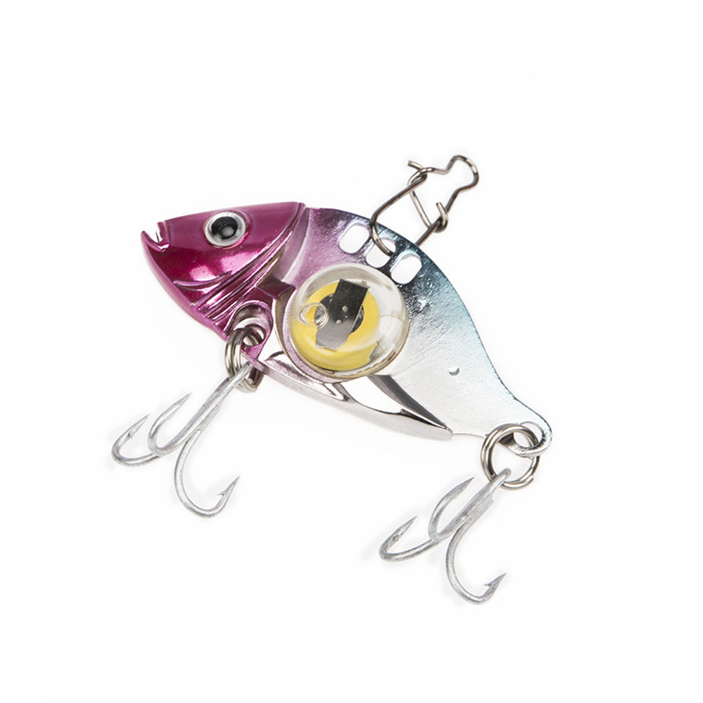 Лампа для рыбалки VIB, светодиодная, светящаяся, для поиска рыбы, приманка, жесткая приманка, металлическая, светящаяся