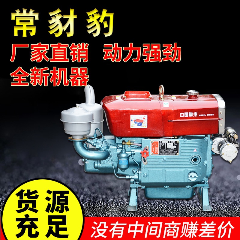 Немецкий 2026 Новый Модель Заводская Прямая Поставка Водяное Охлаждение Серия Дизельный Двигатель Zs195 Дизельный Двигатель Ручной Стартер