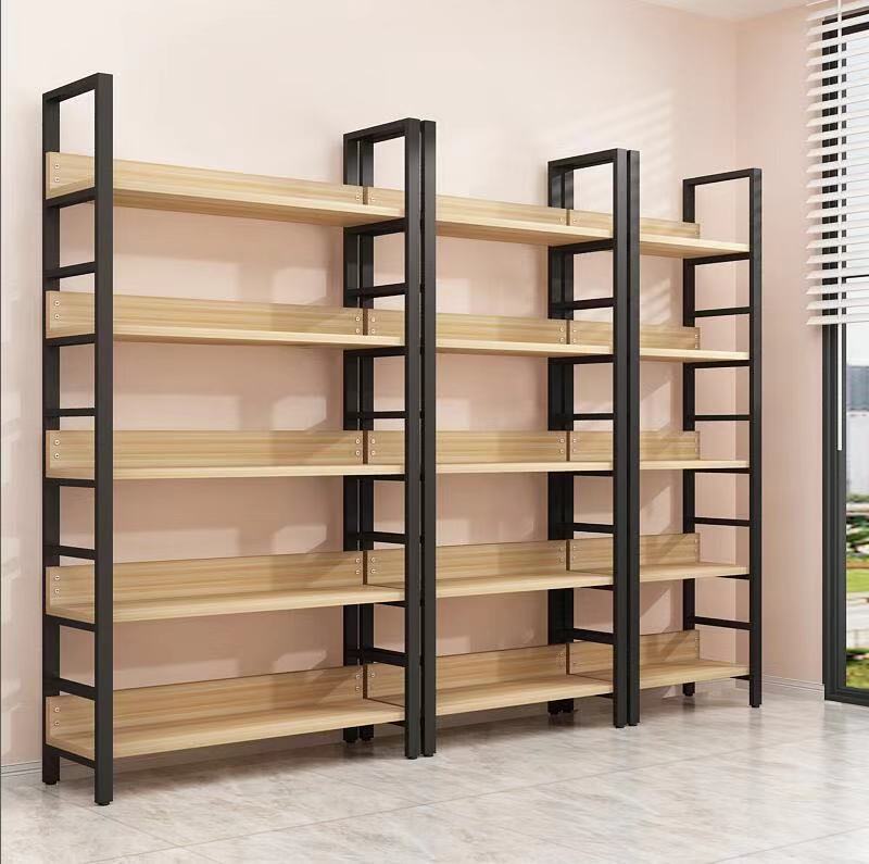 Настраиваемый деревянный стенд для гостиной, многоуровенный напольный книжный шкаф, офисный стол, компьютерный стол в простом современном стиле