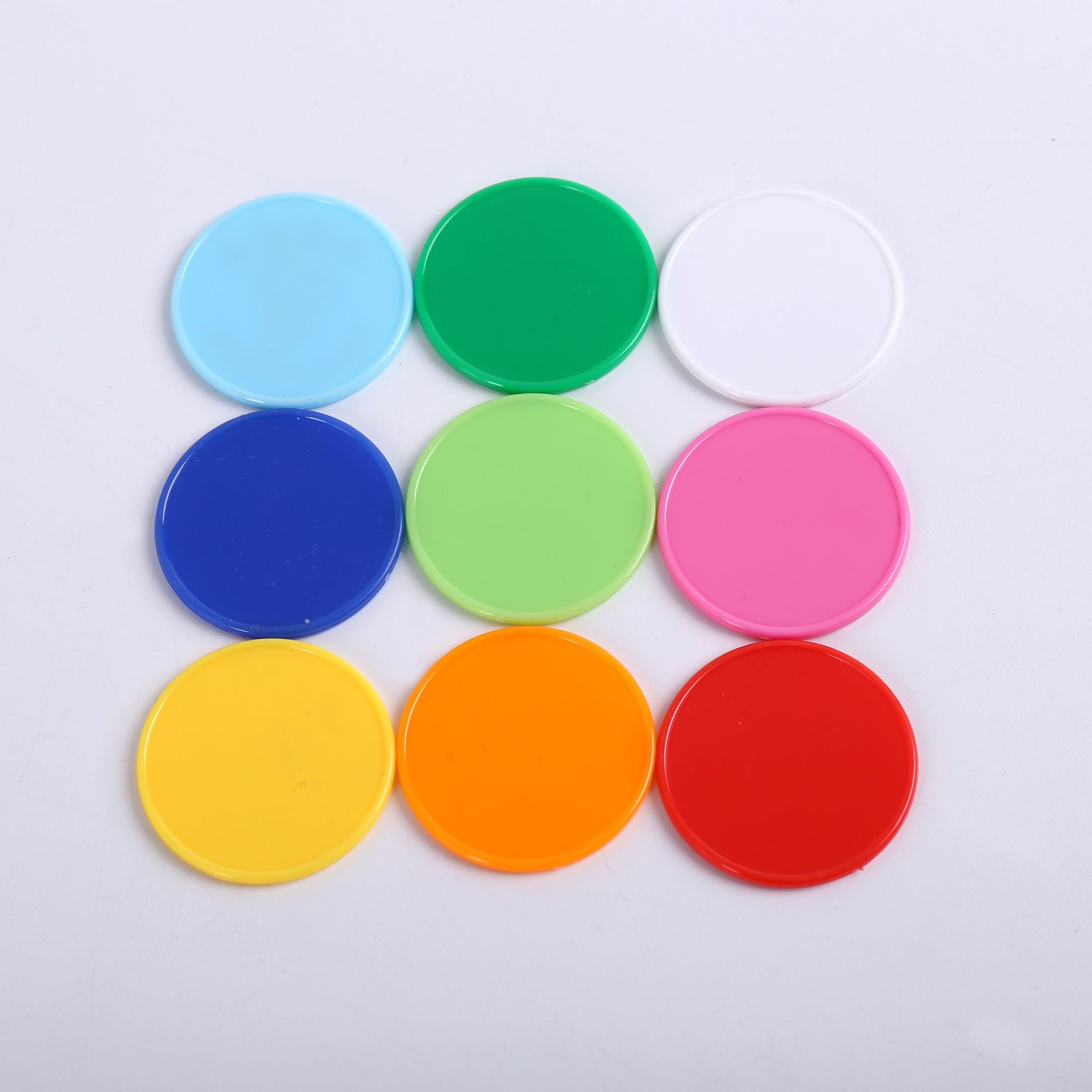 Plastic coins PS manufacturers can print game coins integral coins chip coins multi-color customizable logo discs