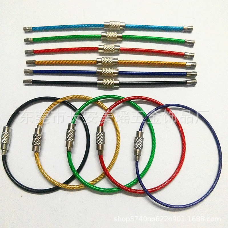 Manufacturers supply all kinds of stainless steel wire rope traveler color coated wire rope galvanized wire rope processing