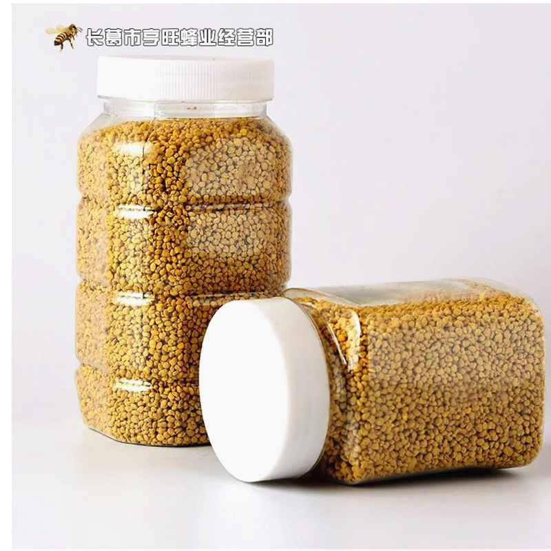 Factory Direct sales edible non-broken wall Qinghai rape pollen high activity large particle bee pollen 500g/bottle