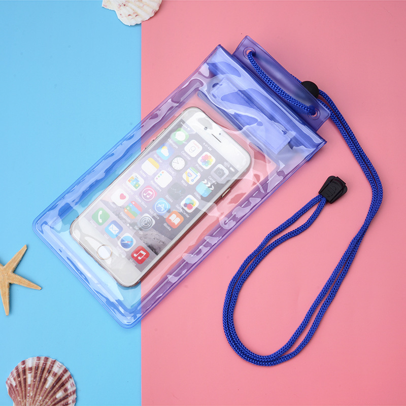 VPB mobile phone waterproof bag transparent touch screen underwater photo drifting swimming hot spring universal diving set Wholesale