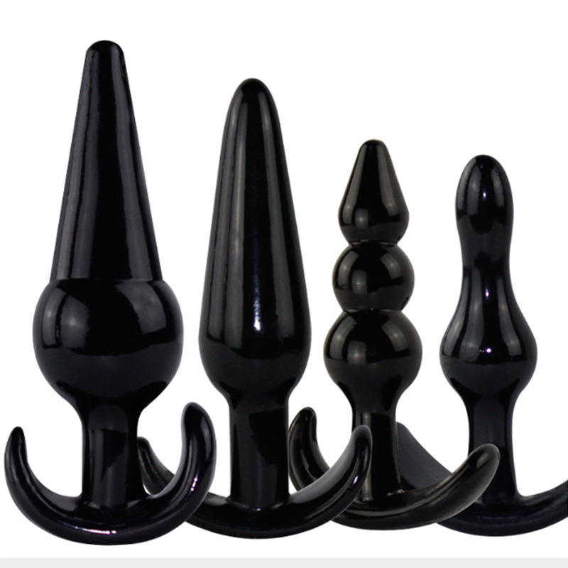 Backcourt Silicone Anal Plug, Anal Beads, Entry-Level Advanced Female Masturbation Device, Sexy Adult Products