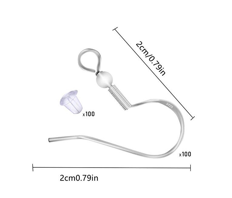 Кросс-браундер, серьги с крючком из серебра S925, женские серьги, серебряные серьги с аксессуарами для DIY