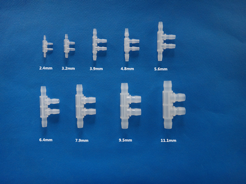 Пластиковый коннектор Пагода четырехходовой трубки 1 к 3 соединитель Т-образный четырехголовочный делитель многопутевой пластиковый