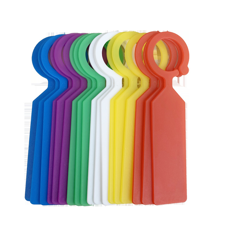 Thickened Quality Garden Plant Label Plastic Mark Plate Grape Mark Plate Ring Buckle Label