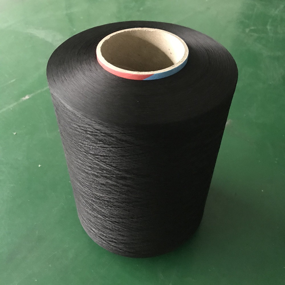 Полиэстер DTY50D + 20D проводящее углеродное волокно без пыли антистатическая рабочая одежда специальная проводящая пряжа