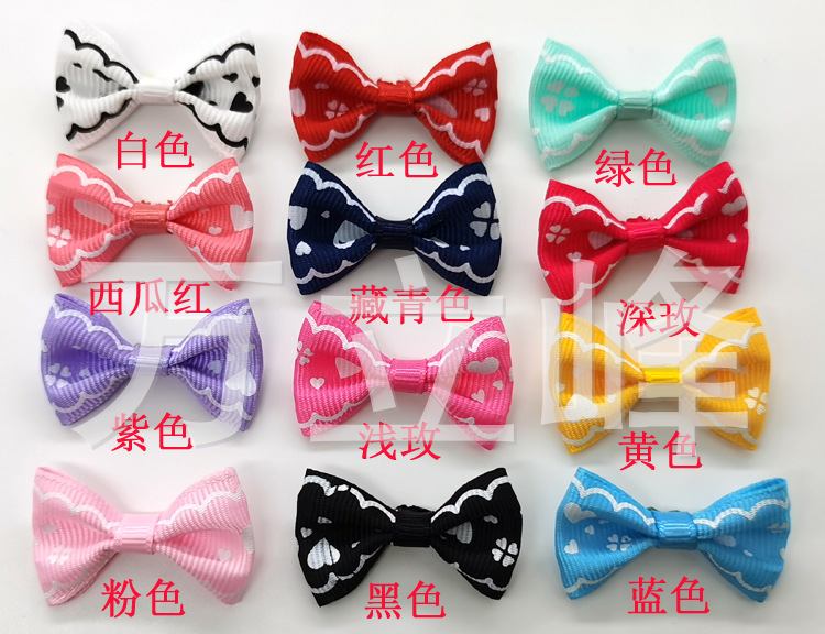 Корейская версия оптовой ребристой игрушки с цветным детским бантом