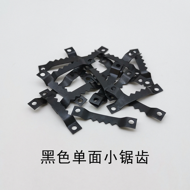 Factory straight gong gold single-sided Small serrated hook Chinese picture frame photo frame back plate dark hanging invisible straight hanging hardware accessories
