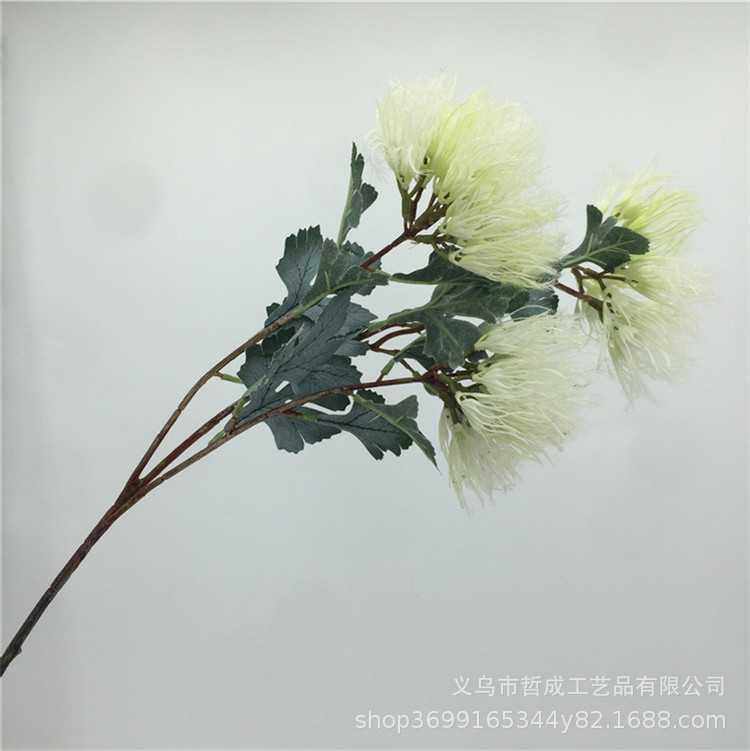 Jinhehuan artificial dandelion plush flower artificial flower indoor decorative flower dried flower decoration living room decoration shy fruit