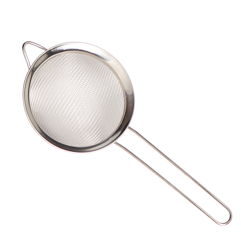 201 stainless steel oil grid Bird's Nest colander filter mesh egg white separation cross-border flour sieve baking tool