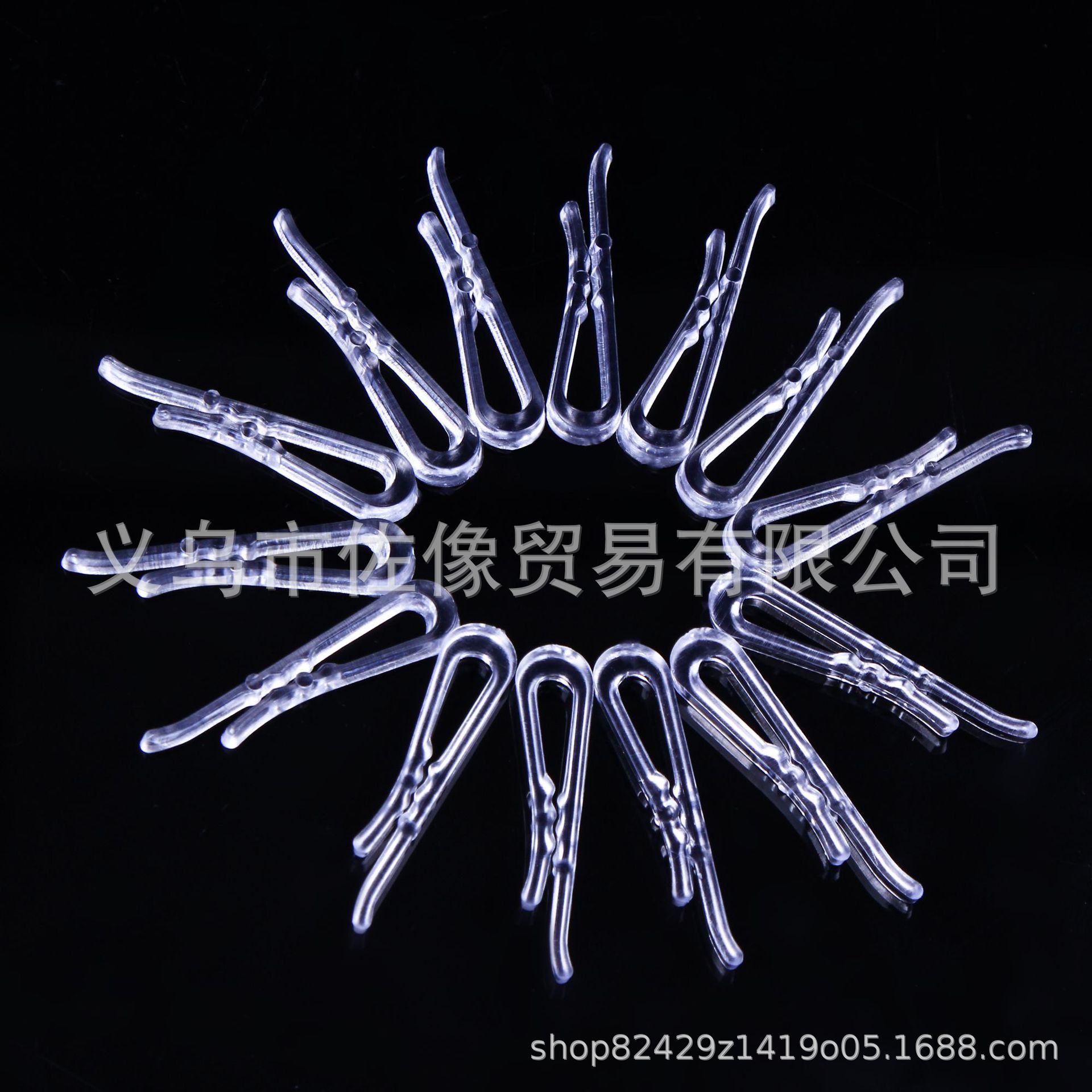 Пластиковая зажимка белая зажимка для рубашки прозрачная зажимка беззубая оптом в наличии