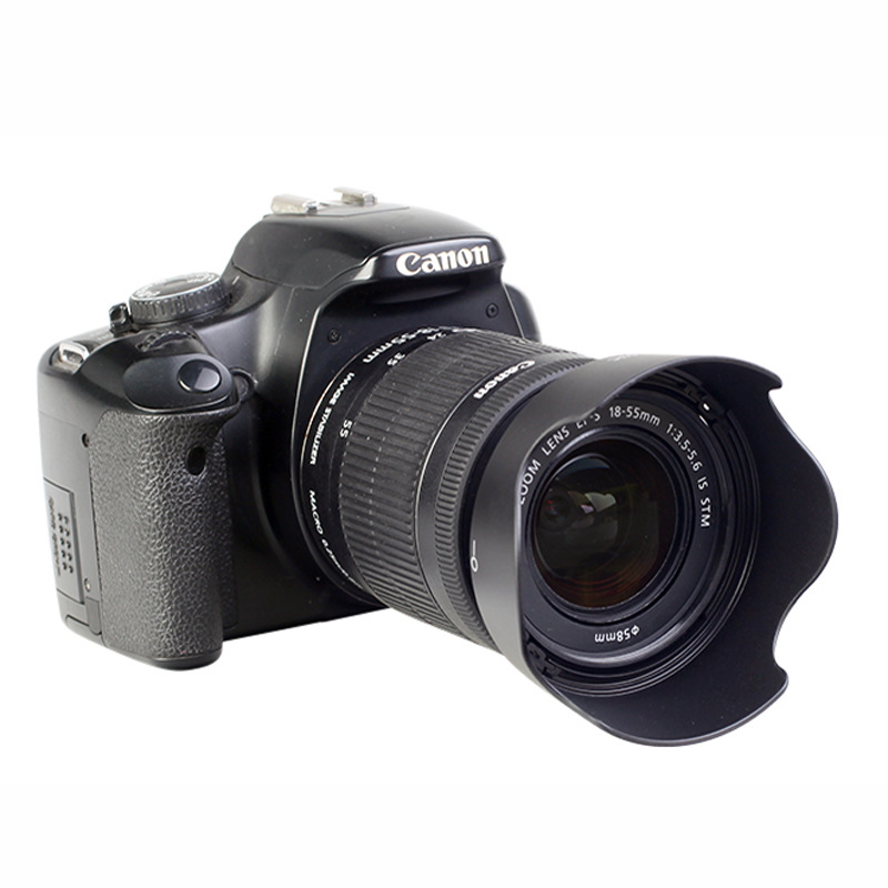 EW-63C hood for Canon 18-55 STM lens cover 100D 200D760D800D camera accessories