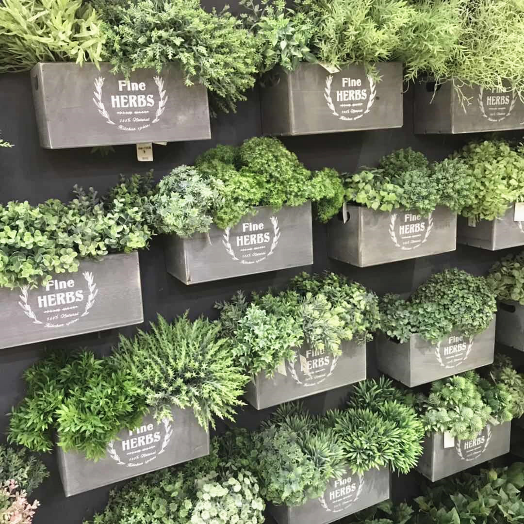 Новая пластиковая искусственная трава связка с короткими ветками европейский стиль пудровый прямой лист цветка для декора