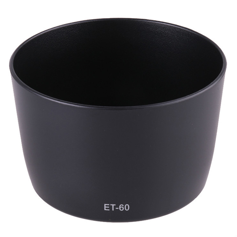 ET-60 lens hood suitable for Canon 55-250 lens 75-300 1300D 1200D 58mm reverse buckle