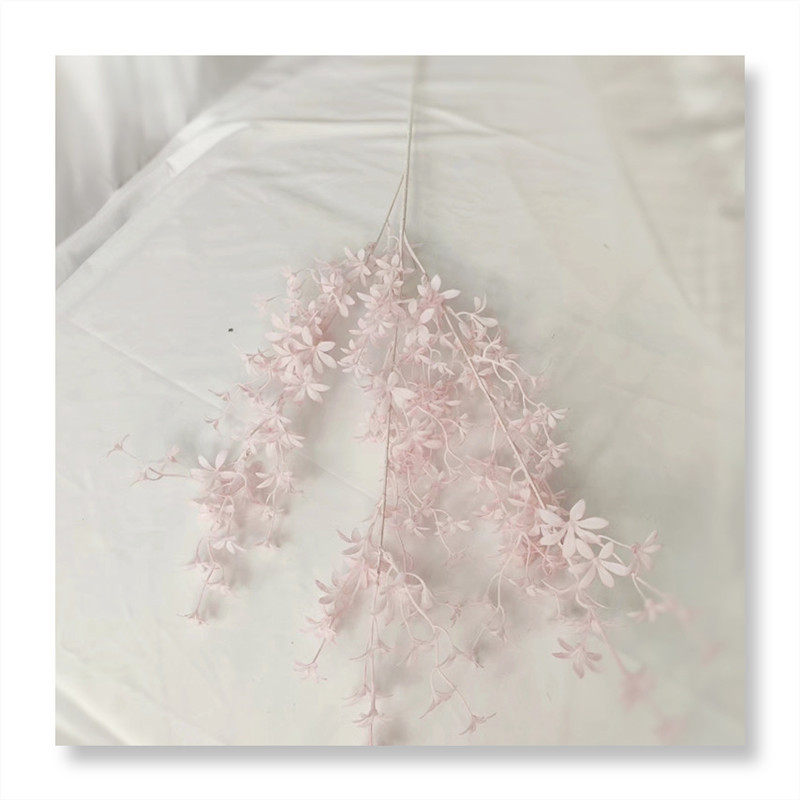 Wholesale artificial flower plastic Wen Xin Orchid Wedding auditorium banquet decoration plastic spray color artificial flower photography props shooting