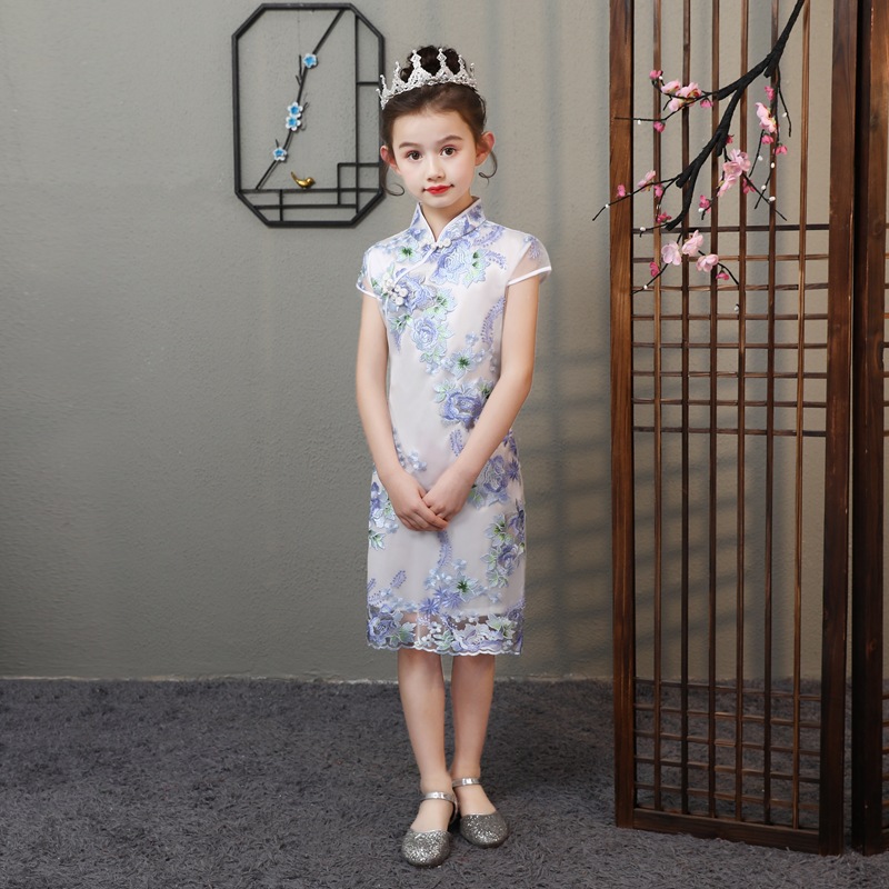 новое платье для девочки 2023 года, китайский танг, принцессный стиль, китайский стиль