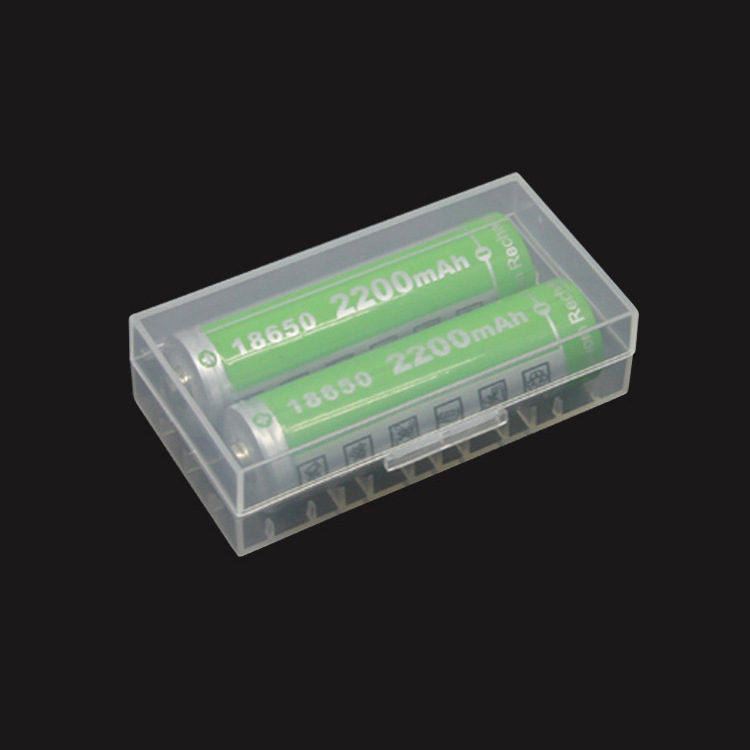 Transparent 4-Cell 18350 Storage Box Cr123A17670 Battery Box 2-Cell 18650 Multi-Function Battery Box