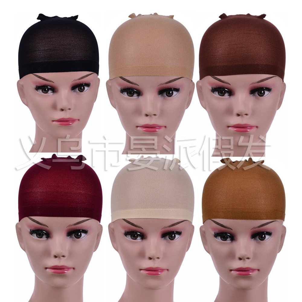 Cross-border exclusive for European and American style high elastic wig mesh cap storage and nursing wear hair net front lace mesh cap manufacturer