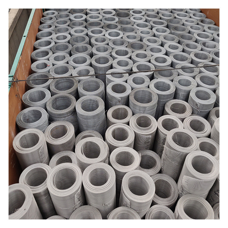 High-Density Stainless Steel Invisible Residential Window Screen, High-Definition Anti-Theft, Customizable Cuttable Woven Mesh