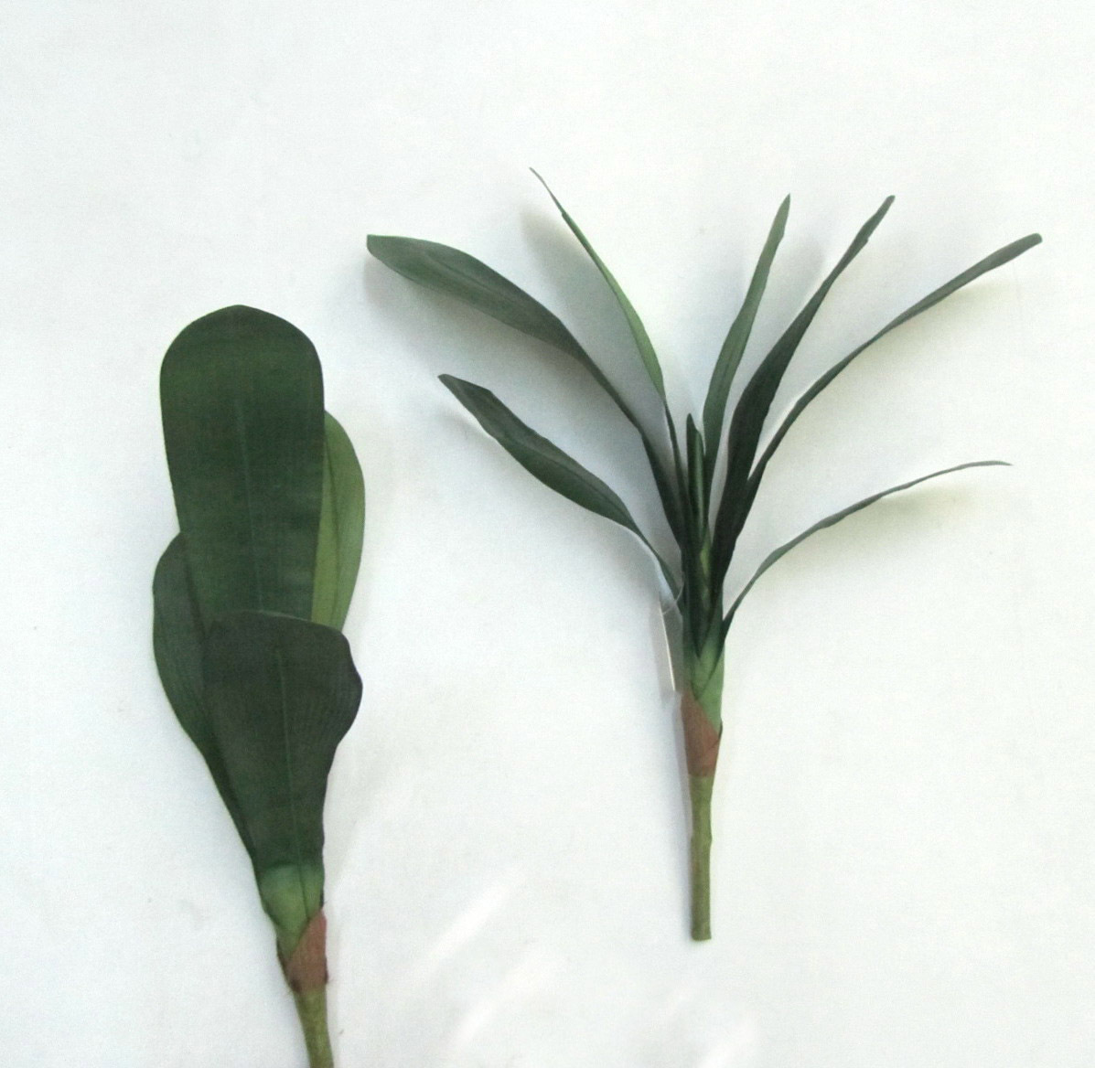 Simulation junzilan leaf flower arrangement accessories leaf green leaf orchid leaf Long Leaf Wholesale