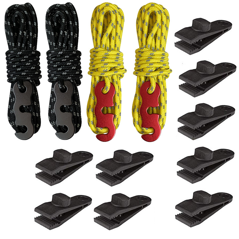 Outdoor Tent Wind Rope Clip Canopy Clip Reinforcing Windproof Clip Tent Clip Tent Fixing Clip Wind Rope Clip