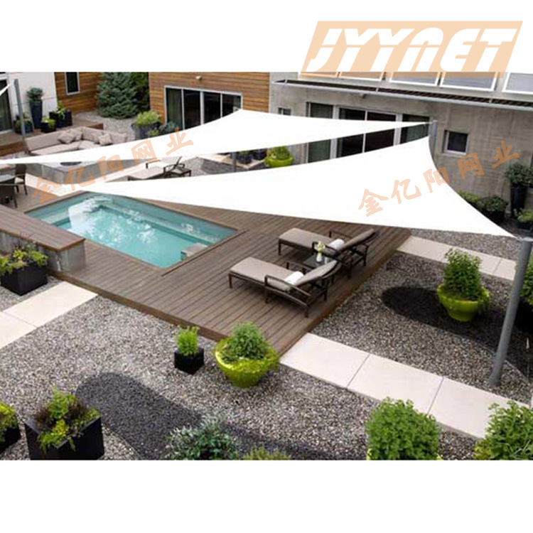 Jinyiyang Sunshade Sail Polyester Fiber Polyester Oxford Cloth Awning Garden Waterproof and Anti-Uv Canopy