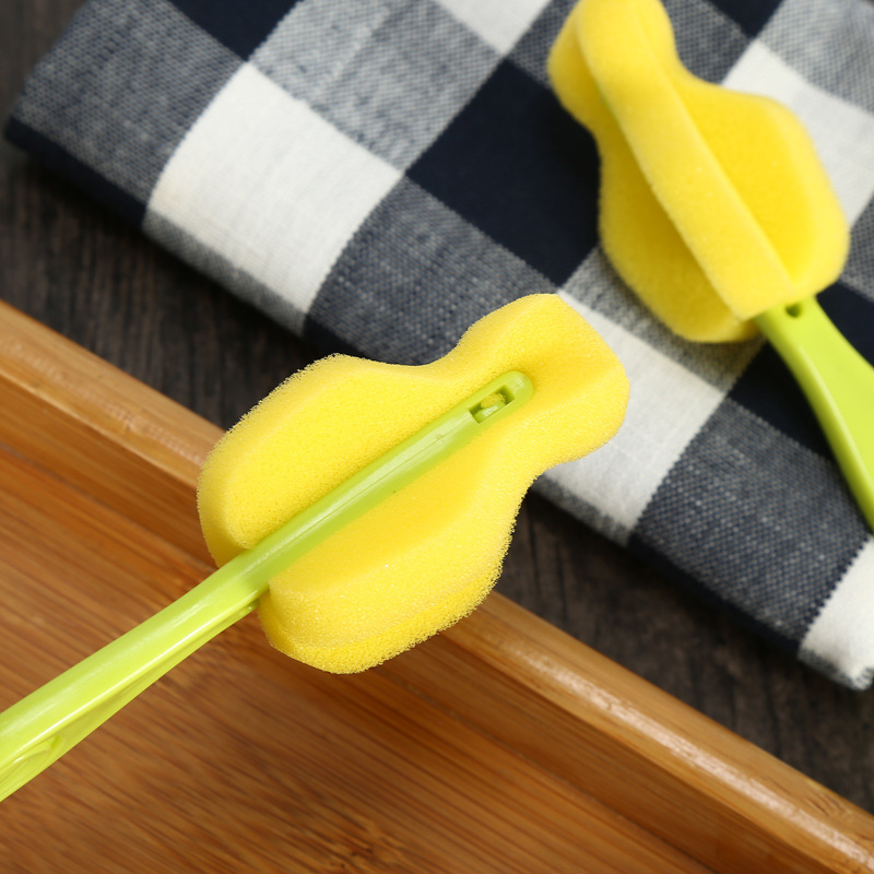 Separate packaging baby wash nipple brush sponge bottle cleaning tool baby bottle brush nipple brush manufacturers